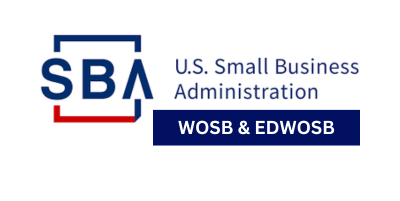 Logo of U.S. Small Business Administration's WOSB & EDWOSB program.